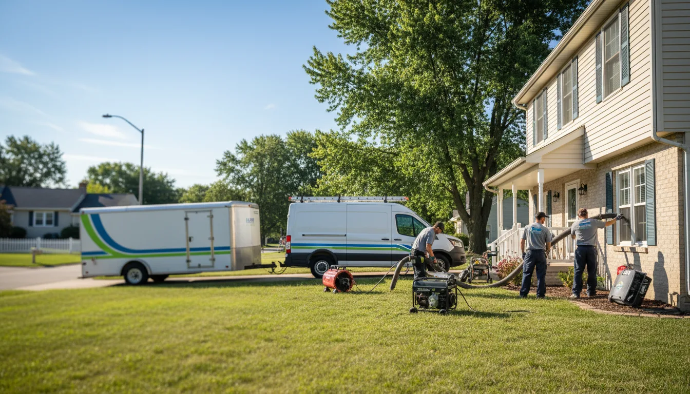 Flooded Basement Restoration And Cleanup With Repair in Windsor, WI near me